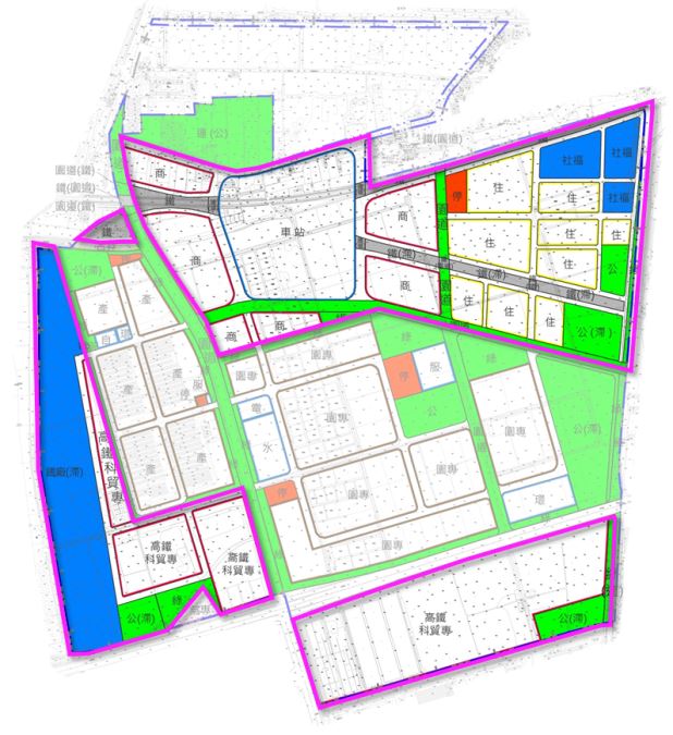 都市計畫土地使用分區配置